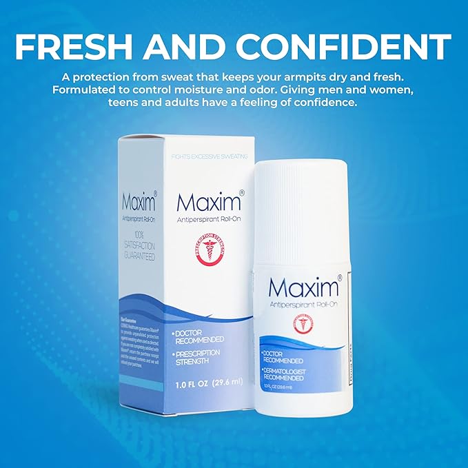 Maxim Clinical Strength Antitranspirante Roll-on 48h miniatura 2