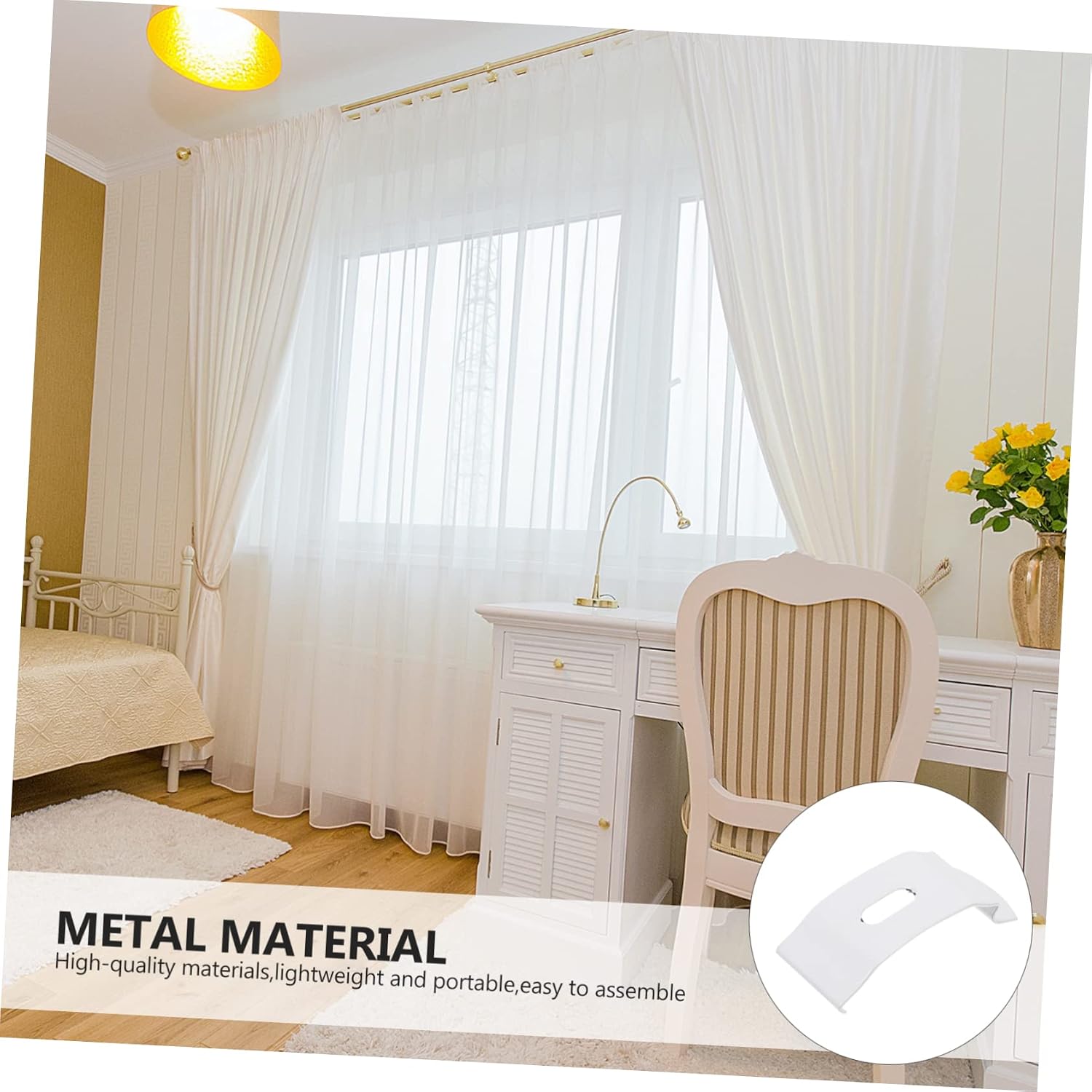 Cabilock 60pcs Vertical Curtain Installation Plates Curtain Plate Replacements for Easy Assembly and Repair Essential Accessories for Vertical Blinds