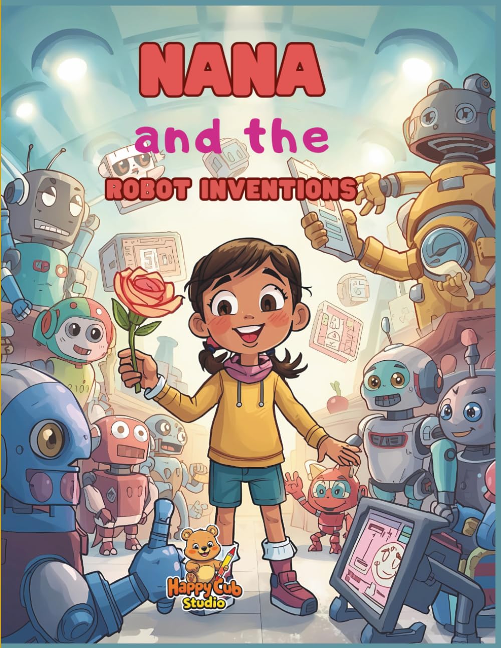 Nana and the Robot Inventions: A Fun Coloring & Learning Adventure with Nana (Nana and the Future)