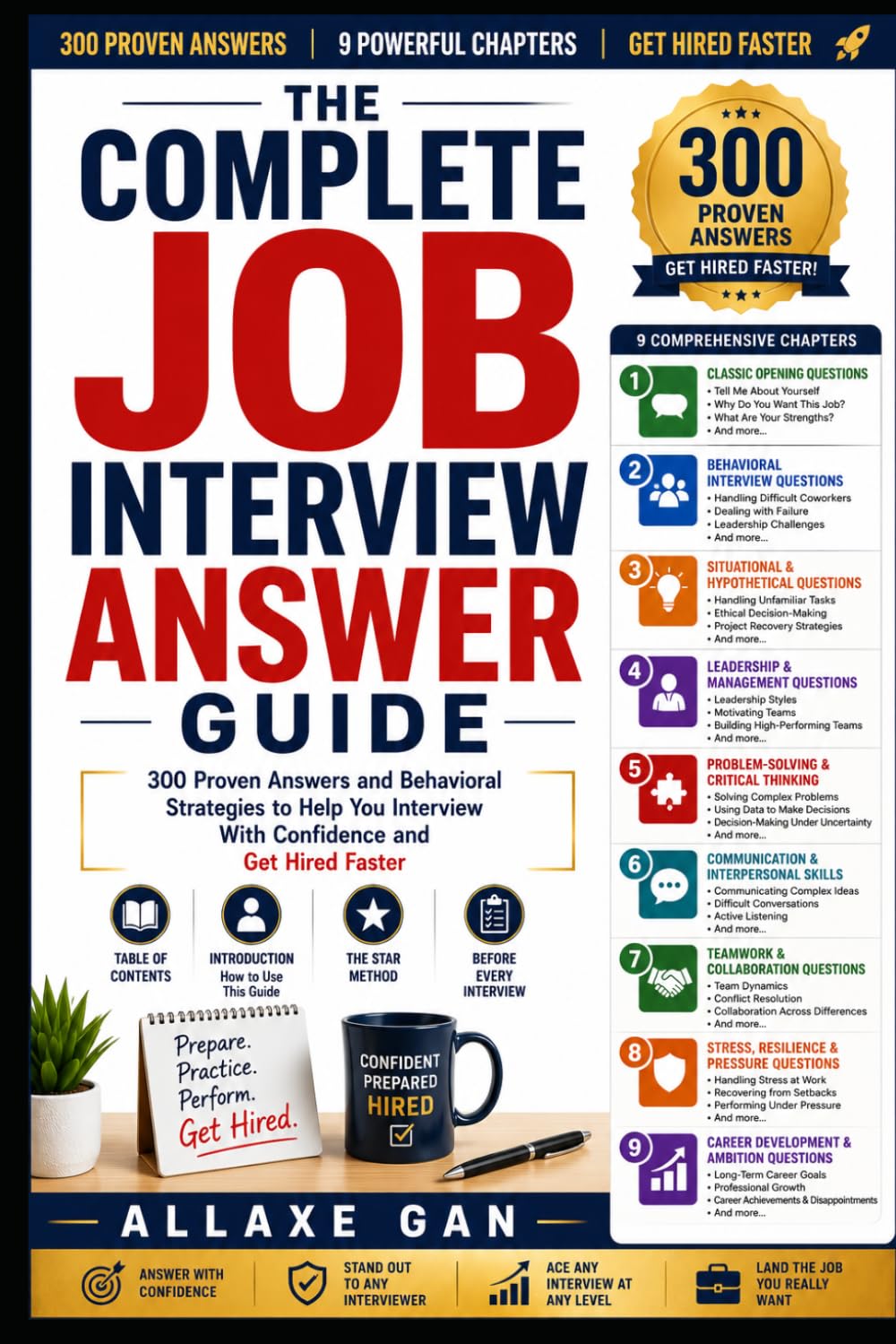 How To Answer Interview Questions - 300 Tough Interview Questions Answered