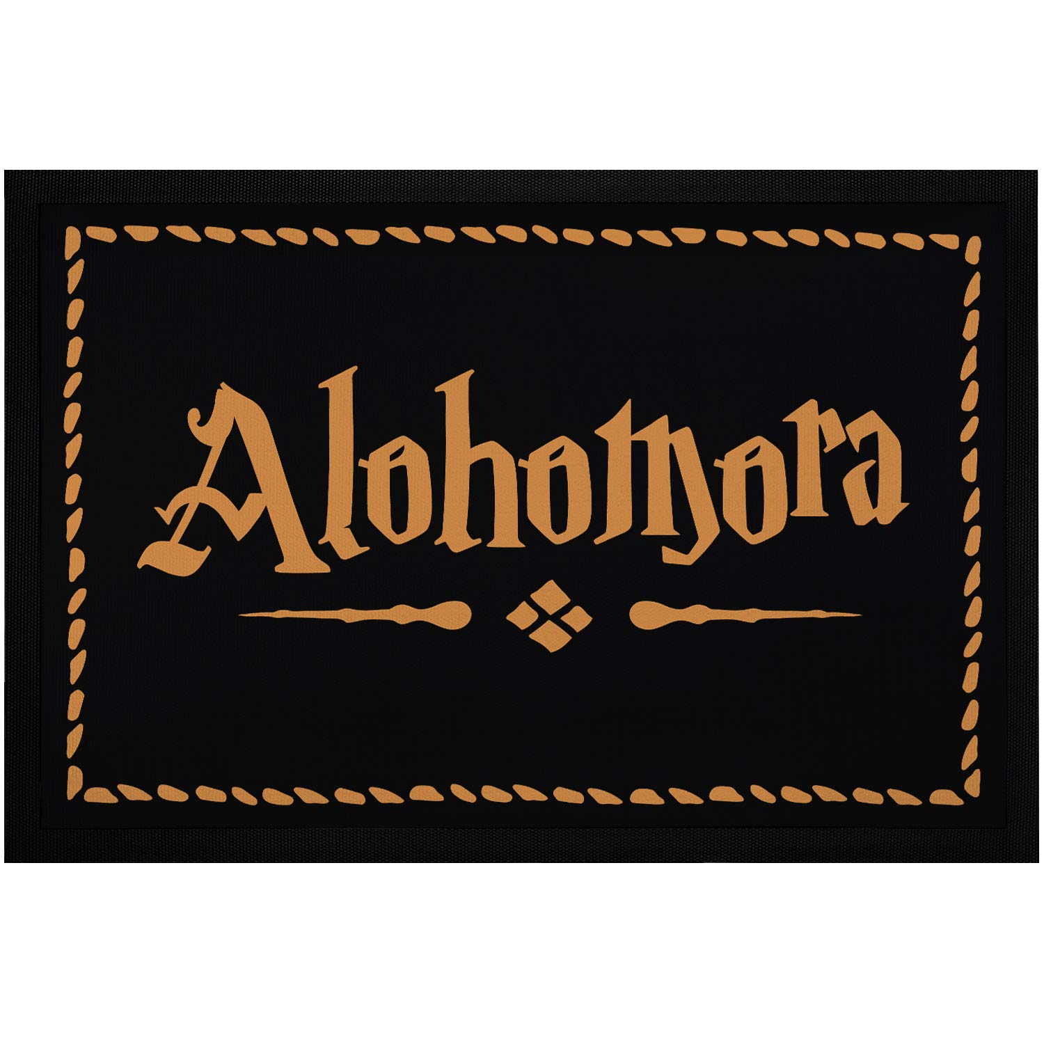 MoonWorks Fußmatte Mit Hodor-Spruch – 60x40 Cm, Rutschfest & Waschbar, Für Drinnen & Draußen