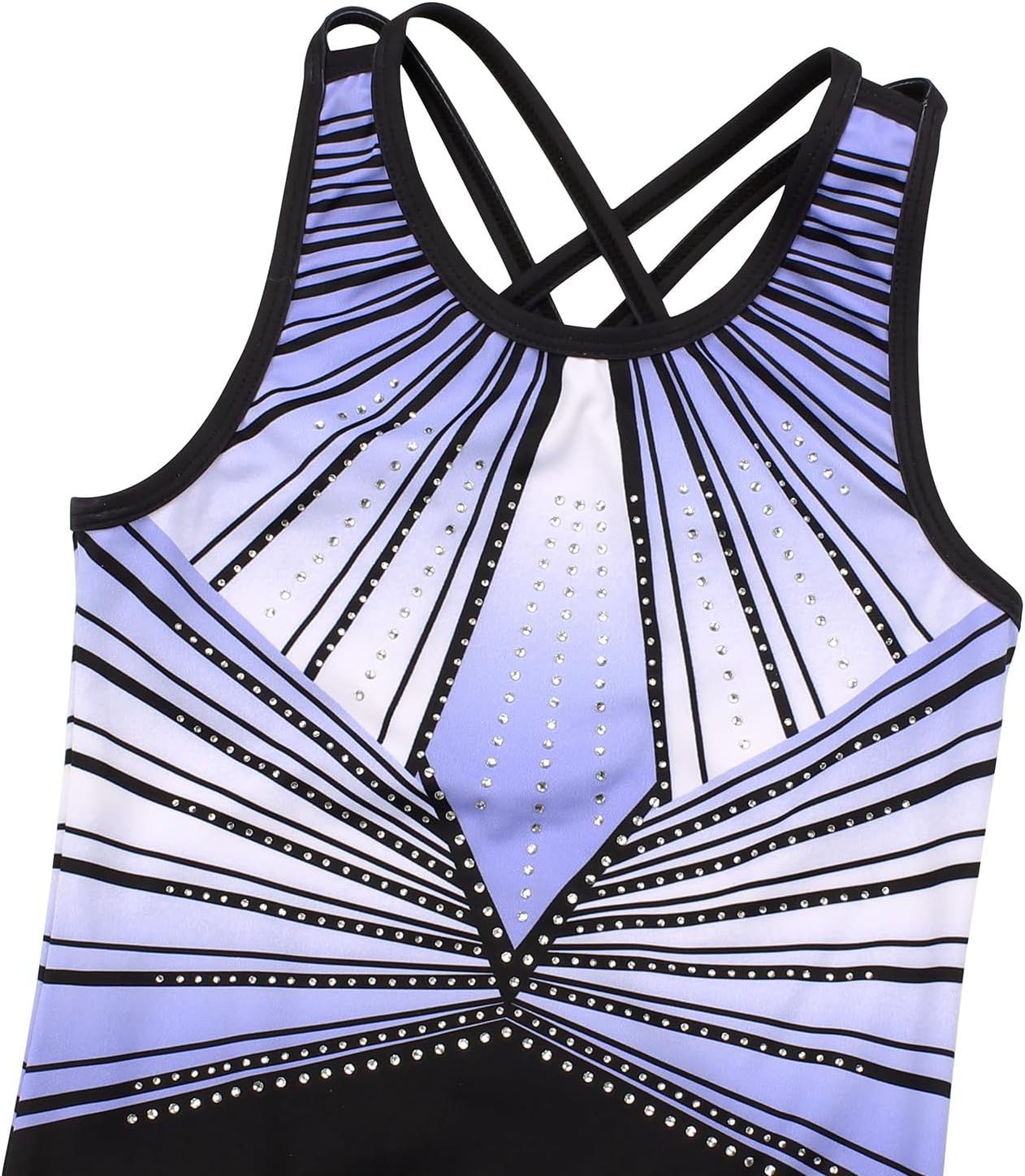 MODAFANS Gymnastics Leotards for Girls Sparkly Ballet Dance Unitards Biketards Tumbling Shorts Cross Back Activewear - Image 3