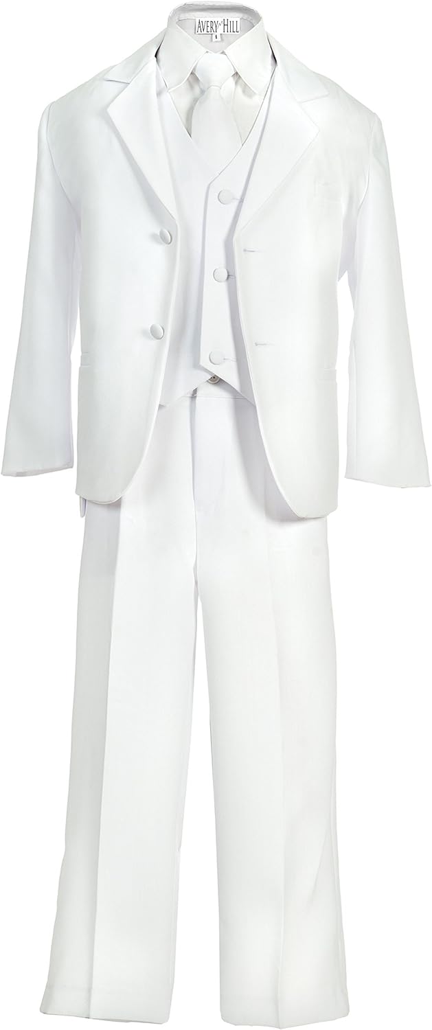 Avery Hill Boys Formal 5 Piece Suit with Shirt and Vest