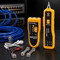 Localizador Zumbidor Testador de Cabo RJ45/RJ11, Portátil, Alimentado a Bateria