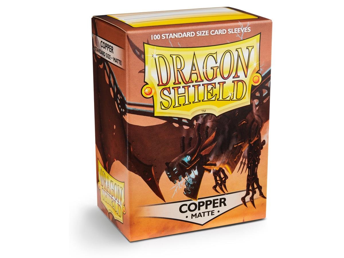 Dragon Shield 100 Count Standard Size Matte Deck Protector Sleeves (Matte Copper) - Image 2