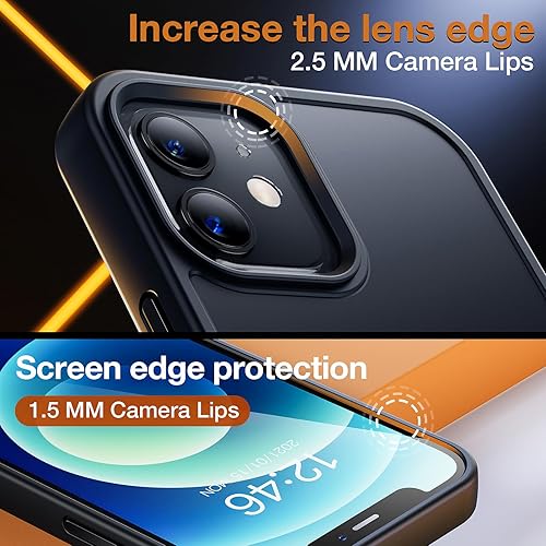 Miniatura 6 de Funda magnética fuerte para iPhone 1212 Pro compatible con MagSafe funda protectora a prueba de golpes para iPhone 1212 Pro de 6.1 pulgadas, color