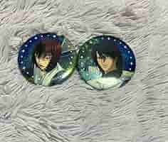 忍足侑士 缶バッジ 5周年 テニラビ テニスの王子様 テニラビ 缶バッジ 忍足侑士 - メルカリ