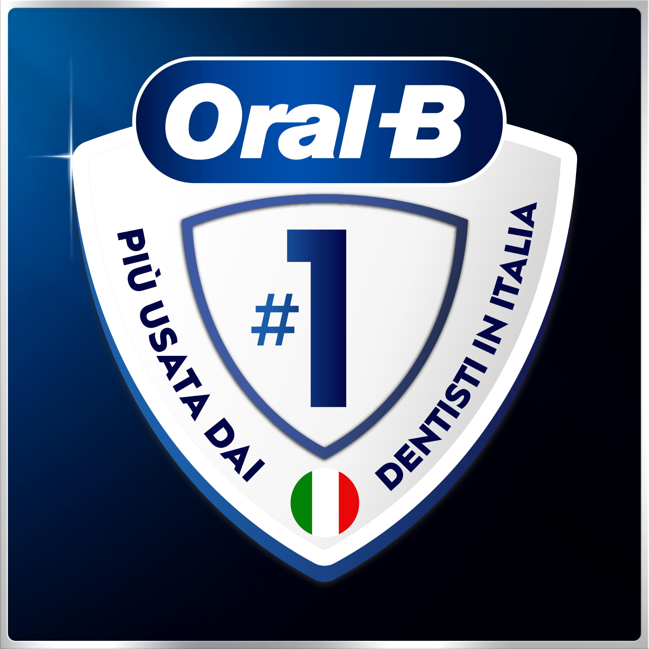 Oral-B iO 6 Spazzolino Elettrico, 3 Testine di Ricambio, Custodia, Nero - 3 Testine di Ricambio per Spazzolino Elettrico, Ricaricabile, Custodia Viaggio, Sensore di Pressione, Pulizia Denti Efficace