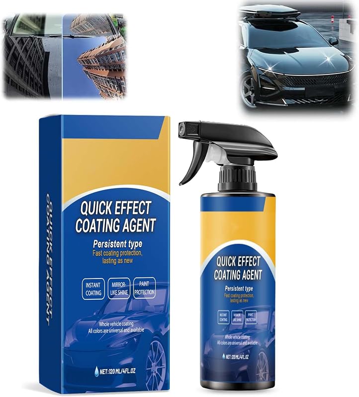 Car Polish Ceramic Coating Car Spray Wax, 3 in 1 Auto Ceramic Spray for Shine and Protection, Waterless Car Wash Quick Effect Coating Agent for Shine and Protection (1 PCS)