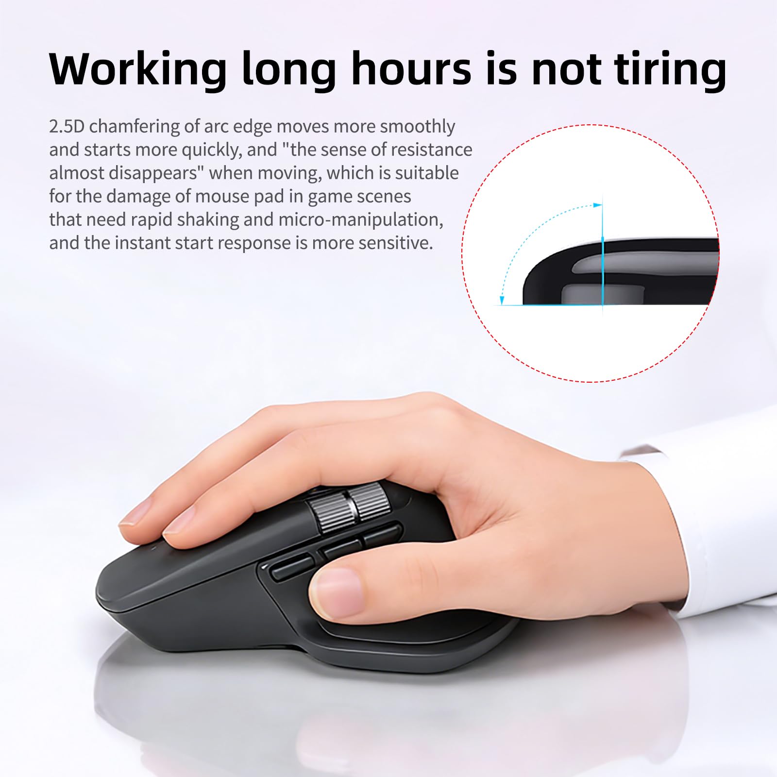 Amazon | uconsmimo ガラス製マウススケート Logitech MX Master 4