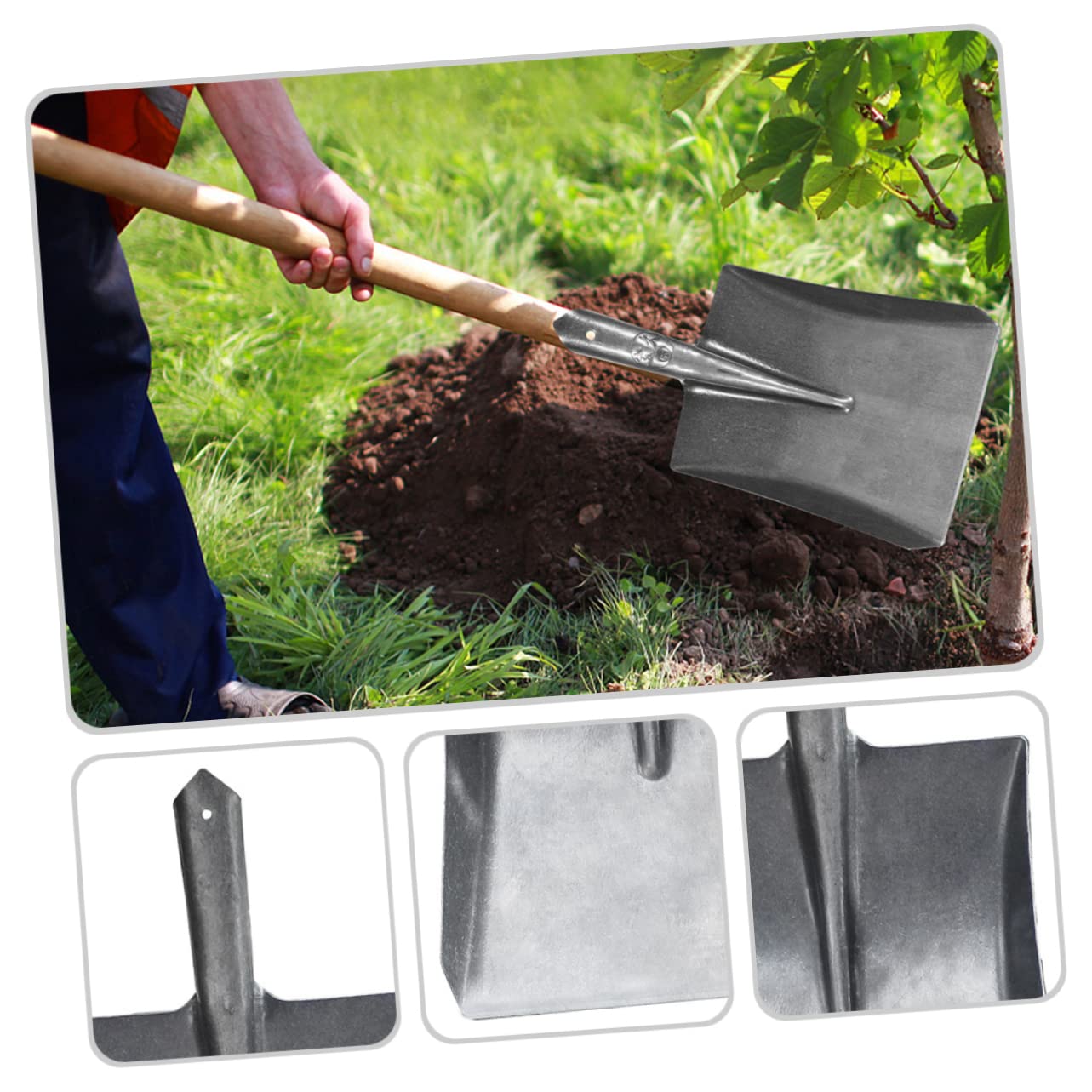 Toddmomy Gartenschaufel Aus Hochwertigem Material Robust Und Langlebig Zum Umpflanzen Pflanzen Und Lockern des Erdreichs Schneidfest Und Rostfrei