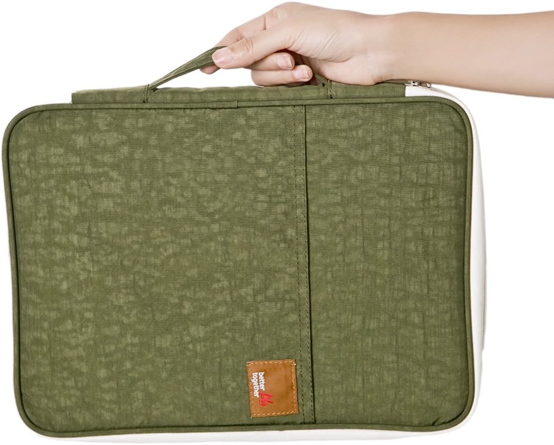 iSuperb A4 Documents Bag Travel Portfolio Organizer Waterproof Files Pouch