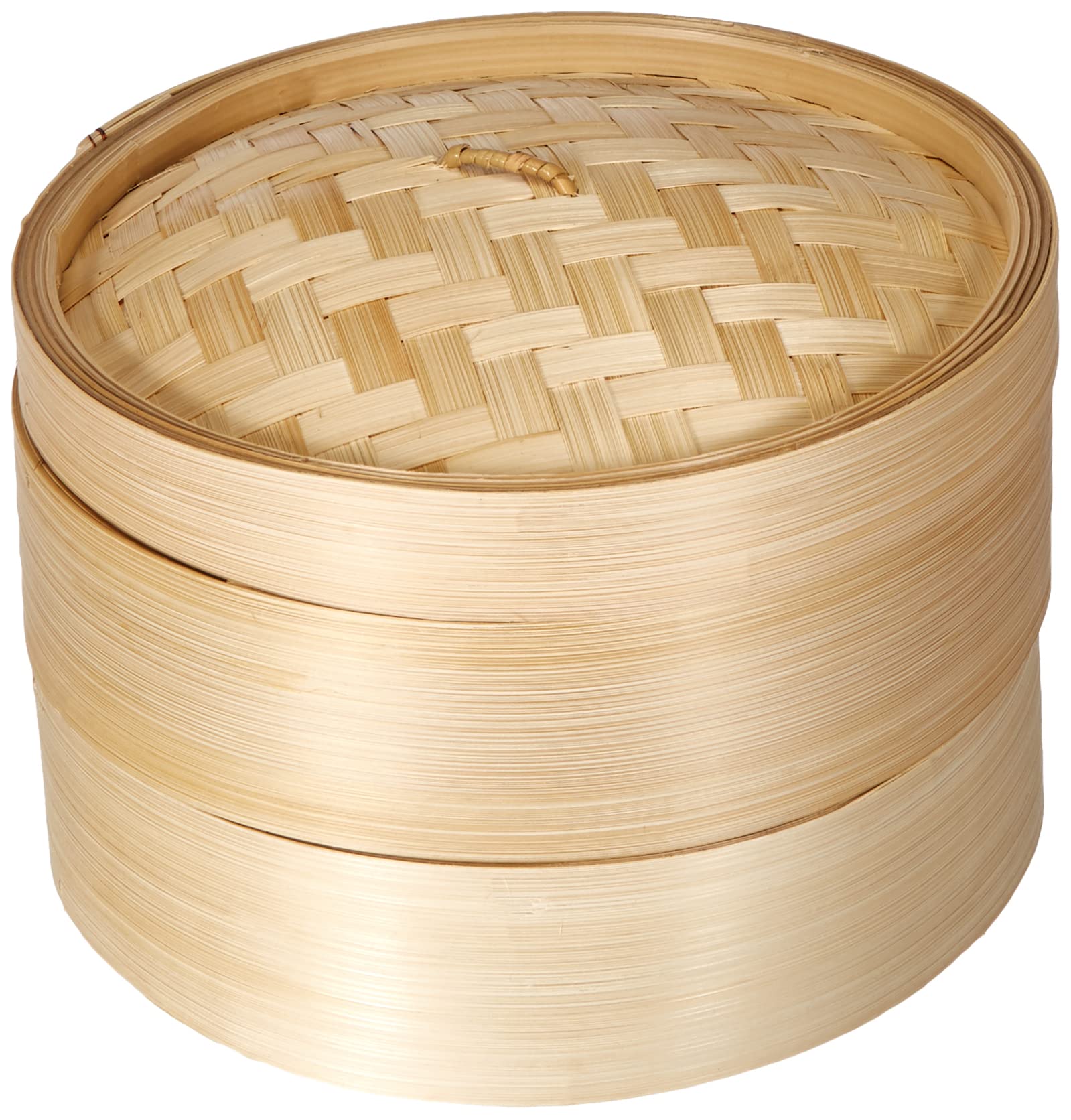 Excelsa Asia Vaporiera in bambù Diametro 22.5 cm, Legno Naturale