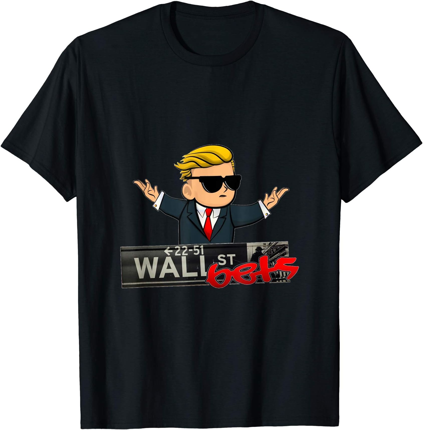 Wall Street Bets TraderWall Street Bets Logo - WSB Mascot T-Shirt
