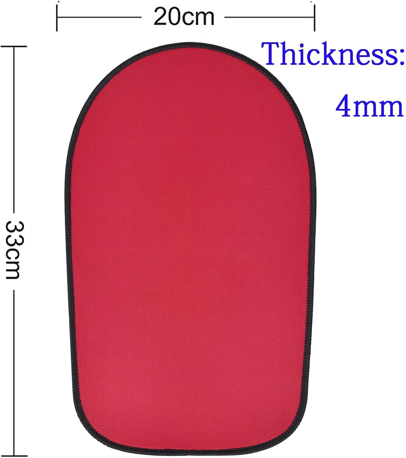 Sliding Mat for Stand Mixer,Mixer Mover Slider Mat Pad,Heat Resistant Mat For Appliance,Kitchen aid Mixers Accessories. (Red, For 4.5-5 Qt Mixer)
