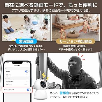 自動感知録画　室内の確認ペットの様子もスマホから簡単アクセス録画機内蔵防犯カメラ 楽天市場】【限定クーポンで3,380円！】防犯カメラ 室内 見守り