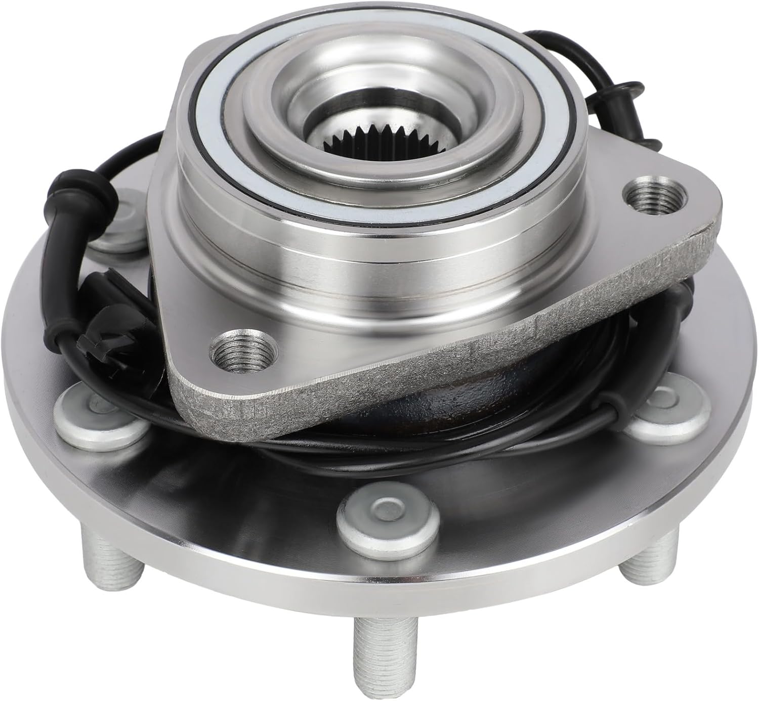 cciyu 515127 SP500704 Wheel Hub and Bearing Assembly Replacement Fit for Infiniti QX80 for Infiniti QX56 Front Wheel Hubs with ABS 6 Lugs (2)