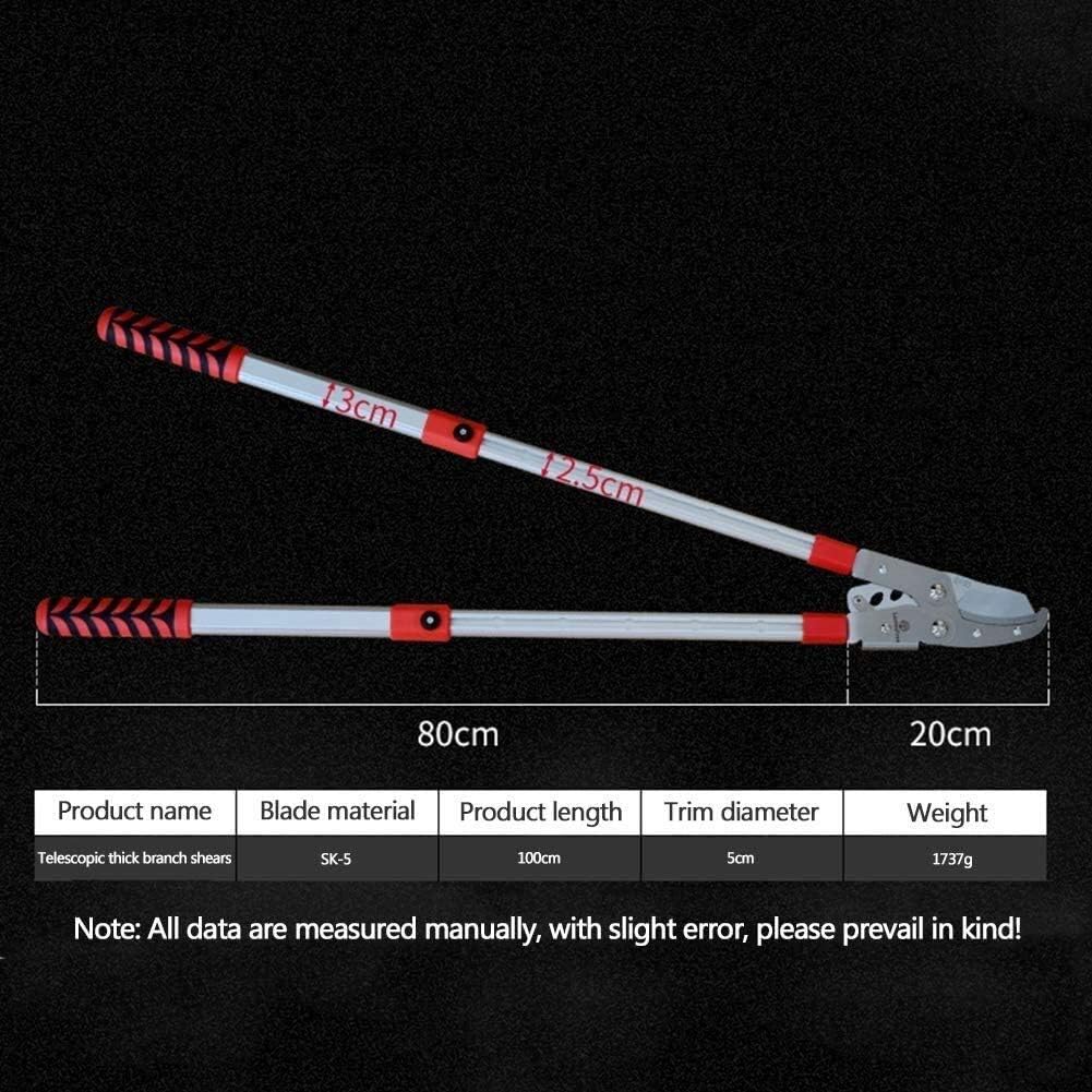 Handheld Extendable Garden Shears Telescopic Anvil Garden Tree Loppers Pruning Scissors High Branches Shearing Fruit Thick Branches Shears Garden Tools Every Family
