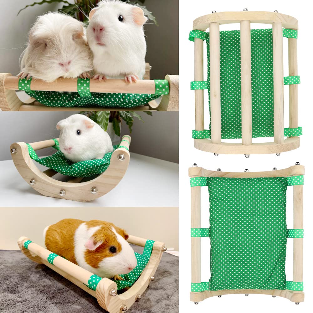 Yulejo 6 Stück Meerschweinchen-Bett – Plüschmatten Für Kleintiere Mit Reinigungszubehör
