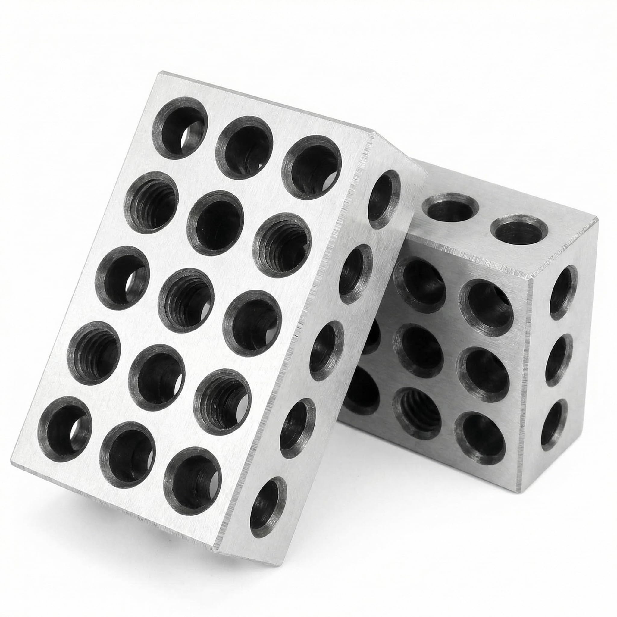 QWORK® Precyzyjne bloki zaciskowe z 23 otworami i dystanse metryczne