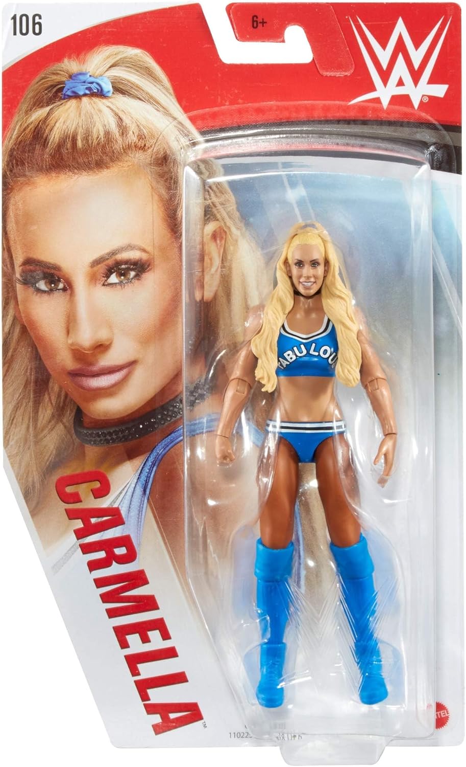 WWE Carmella Basic Series #106 Action Figure in 6-inch Scale with Articulation & Ring Gear