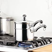 Vista 138 de Farberware Classic Series - Cazo de acero inoxidable, 1 litro, Tapa coladora