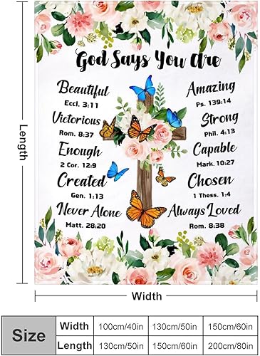 Miniatura 2 de Probiotics Regalos cristianos para mujeres, manta con versículo bíblico, mantas inspiradoras de oración de Jesús, mantas y mantas religiosas de las