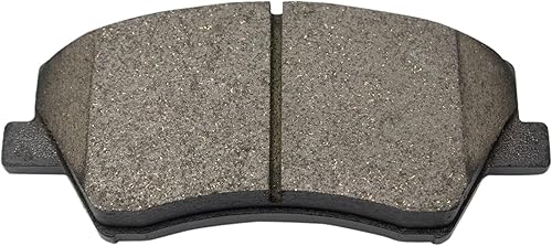 Miniatura 4 de TRQ Kit de pastillas de freno y rotor de rendimiento delantero, kit químico de freno, pastillas de freno, rotores de freno, ventilado de cerámica,