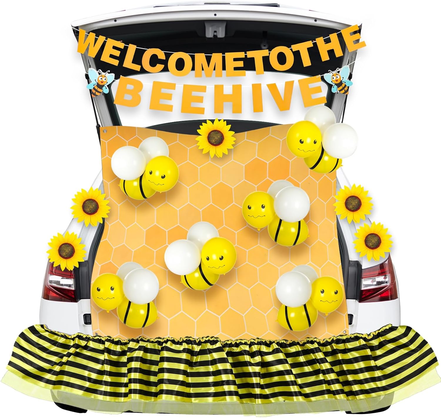 Soulchen Halloween Wizard Trunk or Treat Car Decorations Kit for SUV Outdoor Indoor Decor, Outdoor House Archway Garage Lawn Balloons, Home, Window Garage Decorations