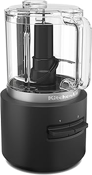 KitchenAid Go Cordless Food Chopper - battery sold separately, KFCR500, Black Matte