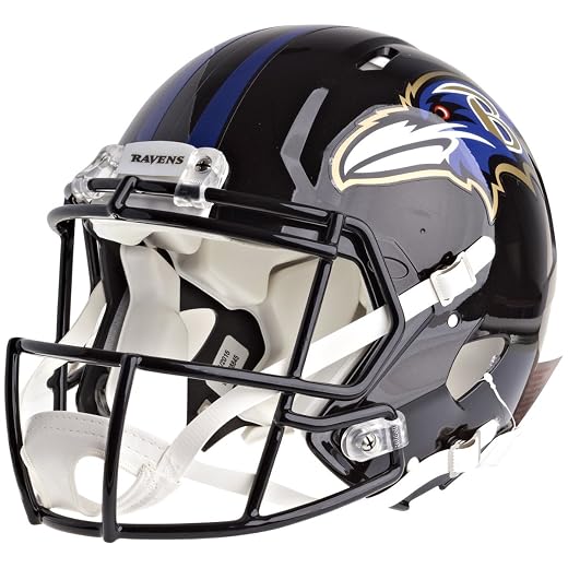 Riddell NFL Baltimore Ravens Full Size Speed Replica Football Helmet , Purple, Medium