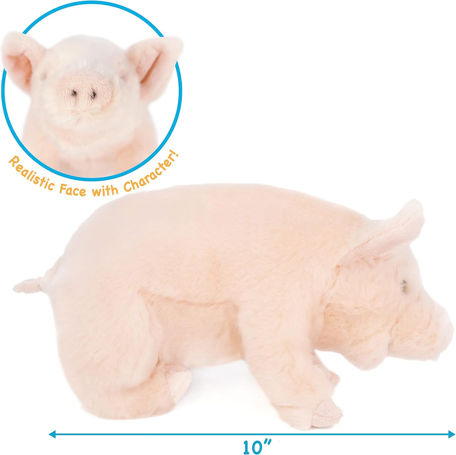 TigerHart Perla The Pig - 11 Inch Stuffed Animal Plush