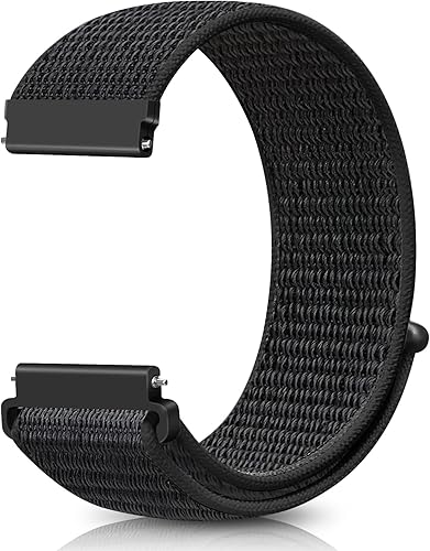 18mm Nylon Sport Quick Release Watch Bands Compatible with Garmin Venu 4 41mm/3S 41mm/Venu 2S/Vivoactive 4S/Vivomove 3S/Active S/Forerunner Dark