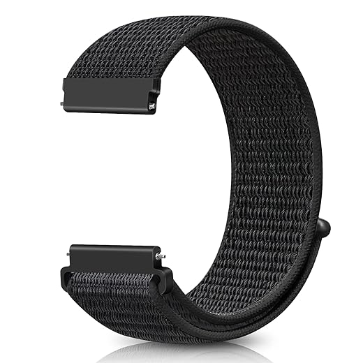 AVOD 20mm Nylon Sport Quick Release Bands Compatible with Samsung Galaxy Watch 6/5/4 40mm 44mm/Galaxy Watch 6/4 Classic 43mm 47mm 42mm 46mm/Watch 5 Pro/Garmin Vivoactive3/Venu/Venu 2 Plus Women Men