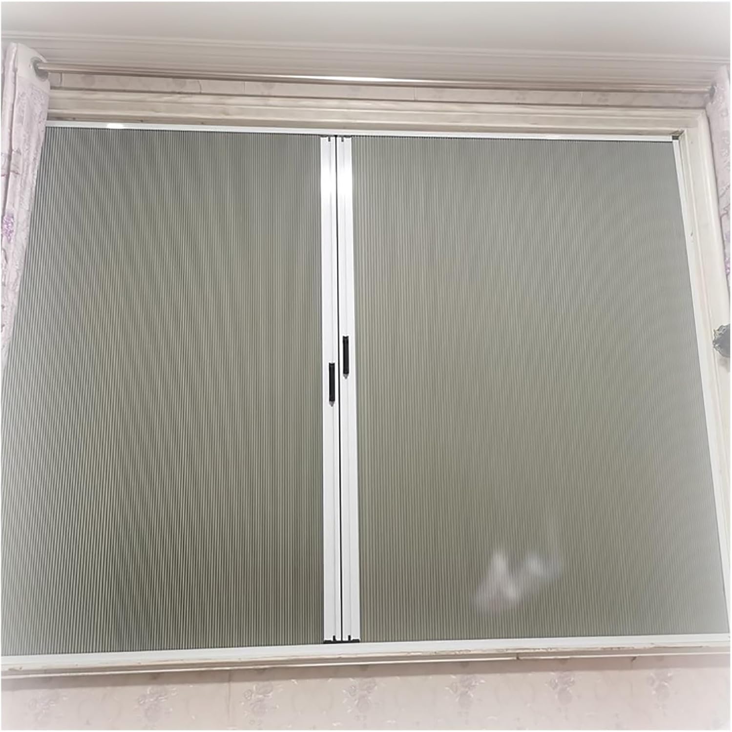 Sliding Pleated Shades for Windows, Indoor Heat Insulation Blackout Cordless Honeycomb Blinds, Sealing Windows to Keep Them Warm in Winter, Customizable(WxH 50x64in/127x162cm)