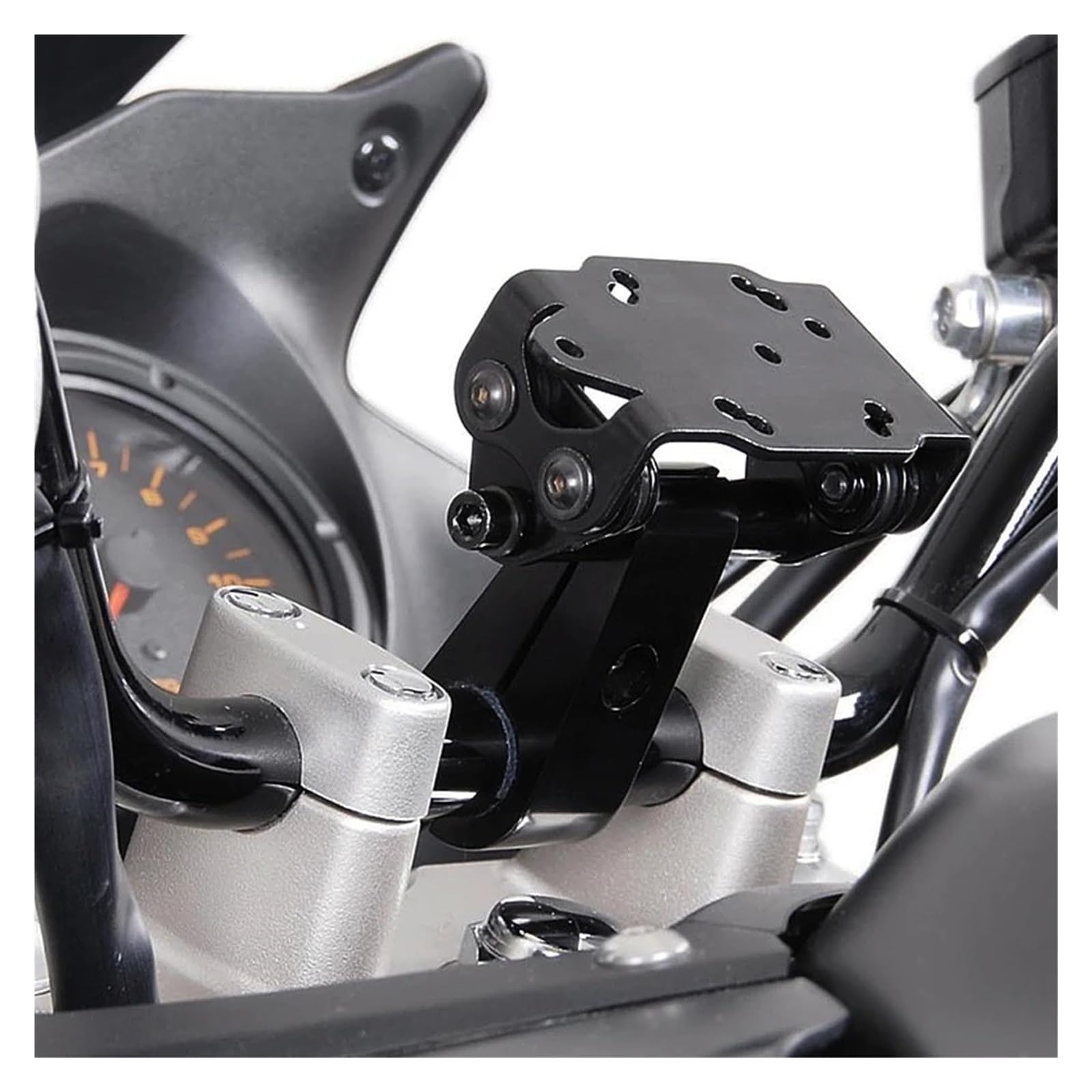 Soporte Móvil Moto Soporte Universal para Manillar De 22 Mm, Color Negro, para GPS Y Teléfono Motocicleta con Abrazadera