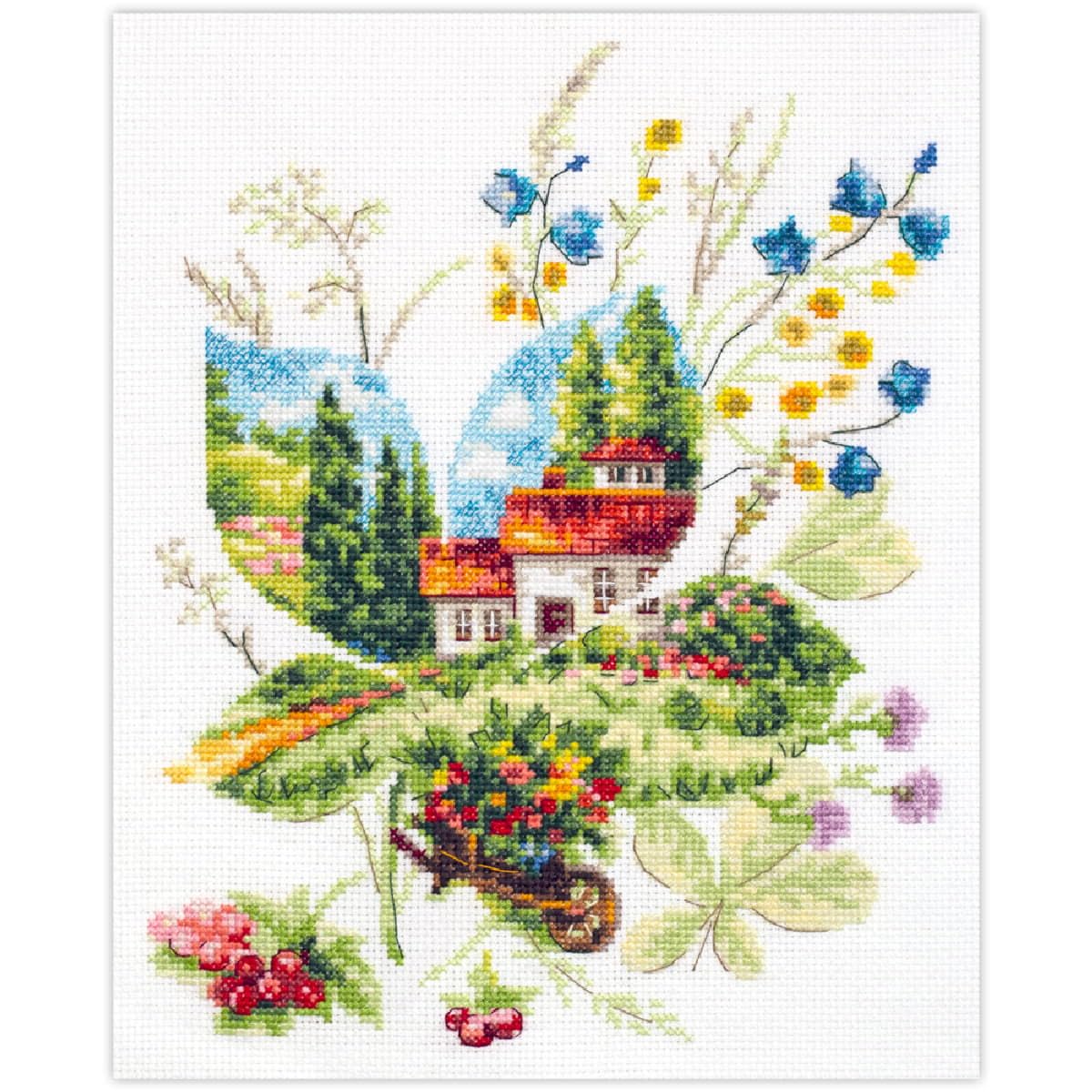 Magic Needle Zweigart Edition Summer Day Counted Cross Stitch Kit