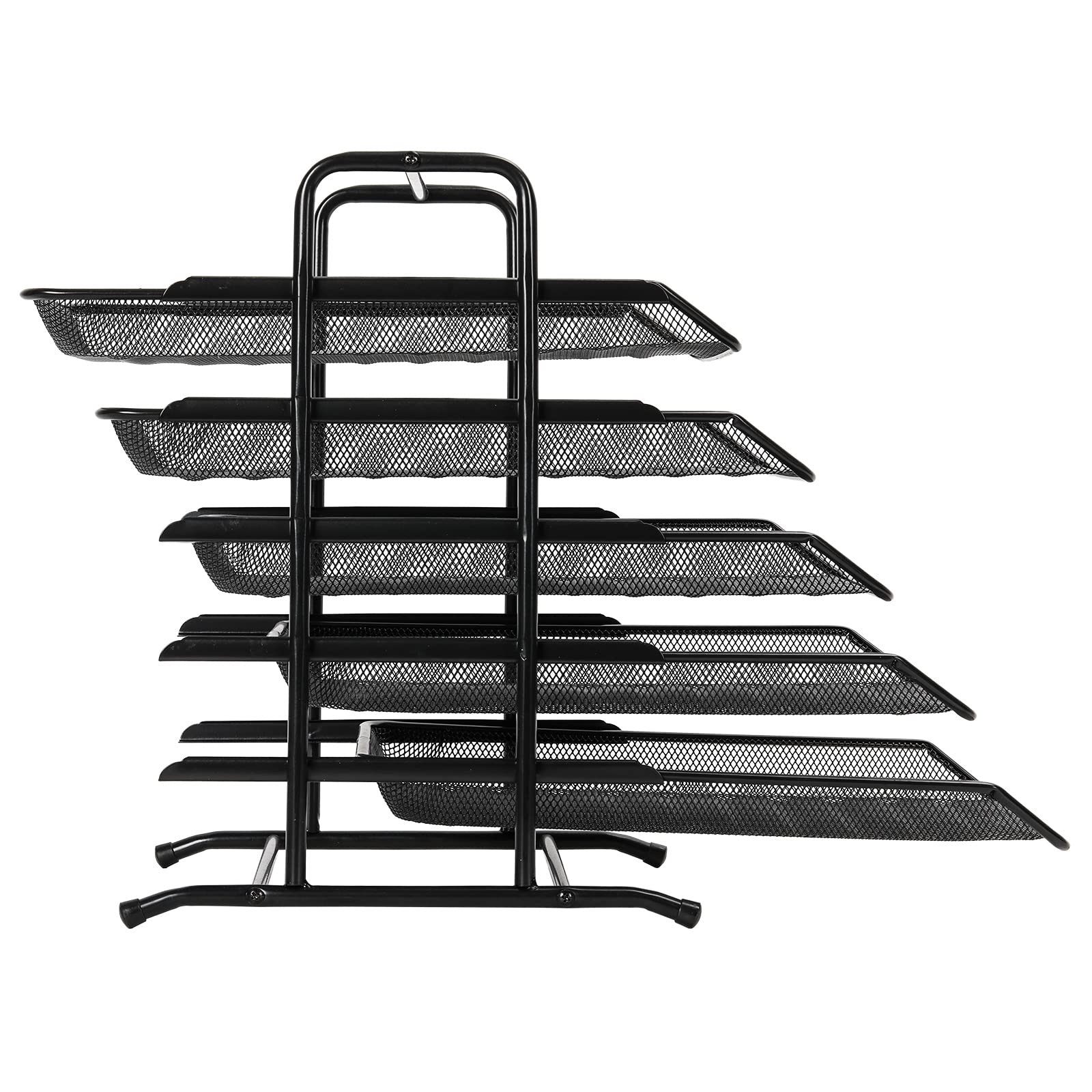 EasyPAG 5 Stück A4 Stapelbar Metall Büro Schreibtisch Organizer Dokumentenhalter Aktenablage Zeitschriftenhalter Briefablage Papier Magazin Organisator,Schwarz EasyPAG 5 Stück A4 Stapelbar Metall Büro Schreibtisch Organizer Dokumentenhalter Aktenablage Zeitschriftenhalter Briefablage Papier Magazin Organisator,Schwarz