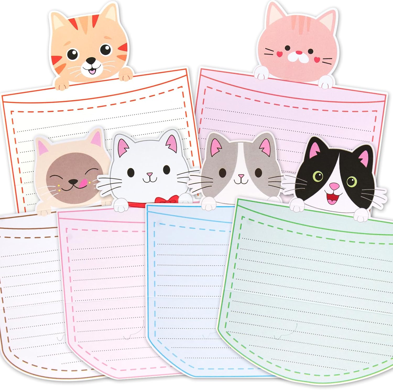 24 Pcs Letter Writing Stationery Paper Set Greeting Cards with Envelopes for Kids Classroom Birthday Party 24 Pcs Letter Writing Stationery Paper Set Greeting Cards with Envelopes for Kids Classroom Birthday Party
