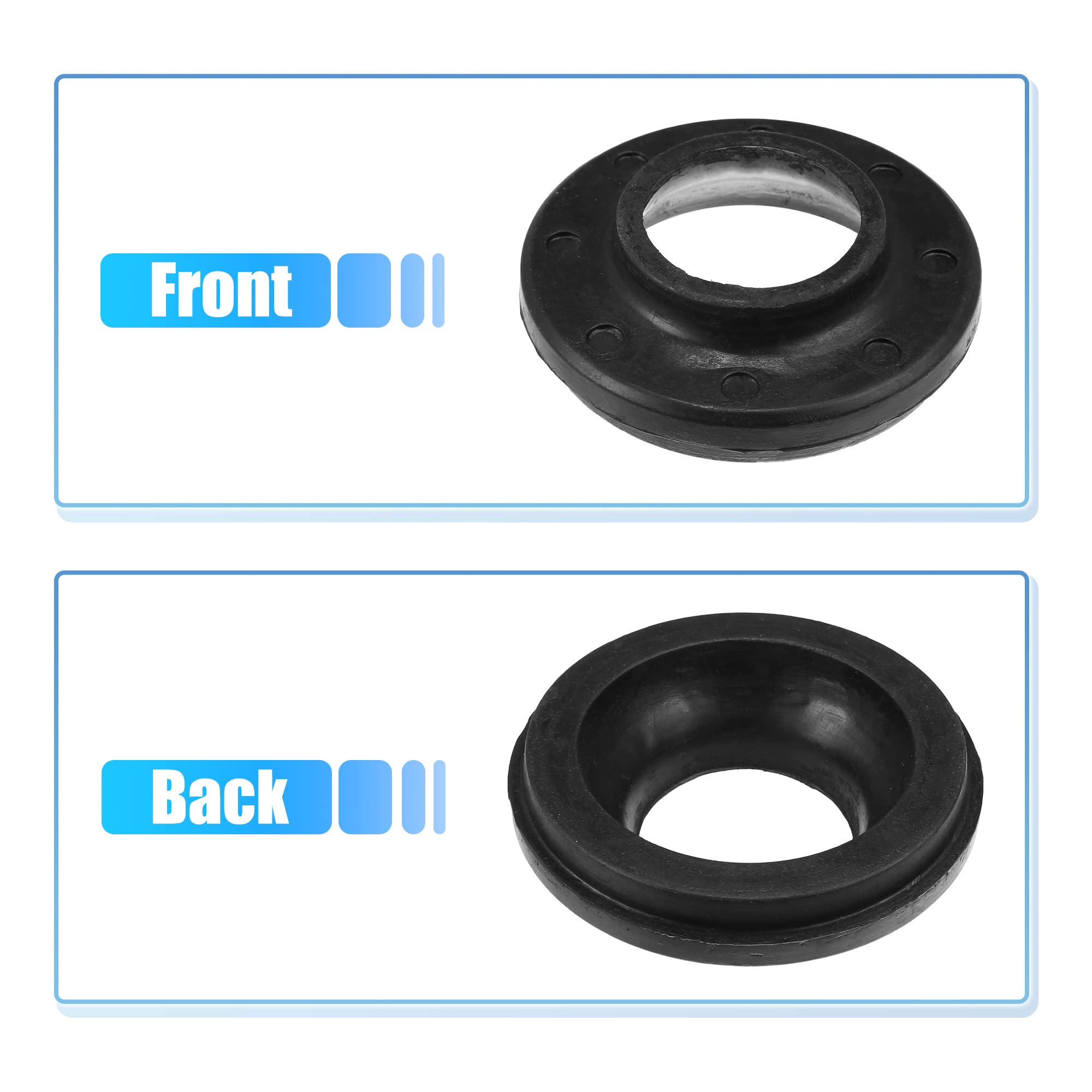 X AUTOHAUX Isolatori superiori della molla elicoidale anteriore, Booster della molla elicoidale, Sospensione dell'isolatore della molla elicoidale per Jeep Cherokee XJ 1984-2001 Sostituzione #52000229