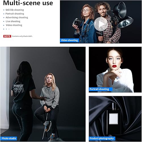 Vista 18 de Neewer - Fondo 3 x 3.6 m Negro