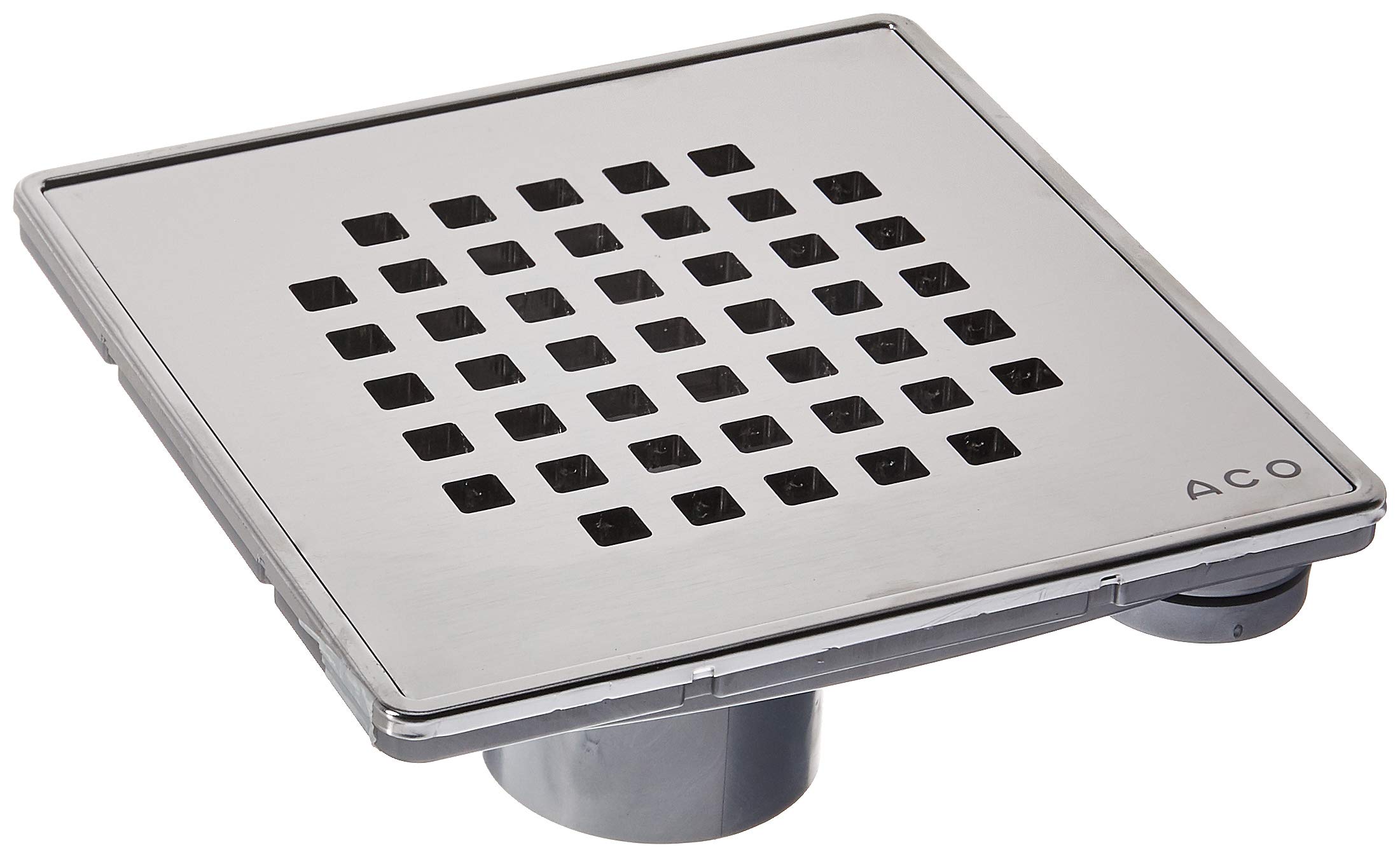 aco ᰔᩚ ACO ShowerDrain 37078 Square ShowerPoint Drain, 6
