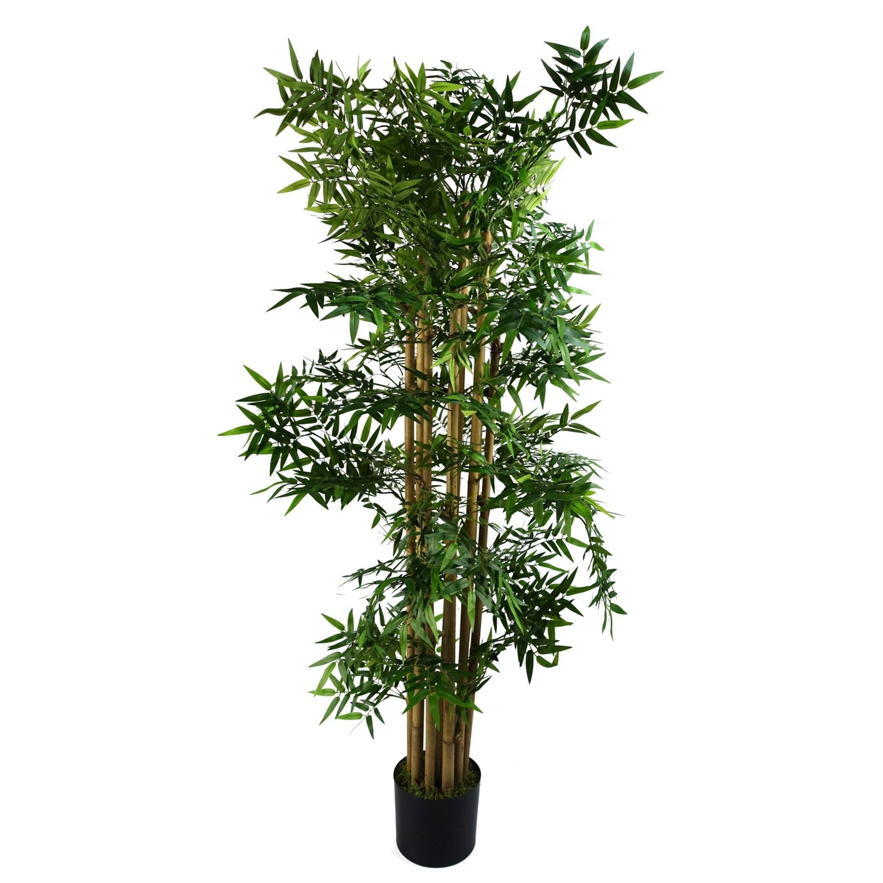 Botanik Artificial Bamboo Plant in Pot 5ft Green