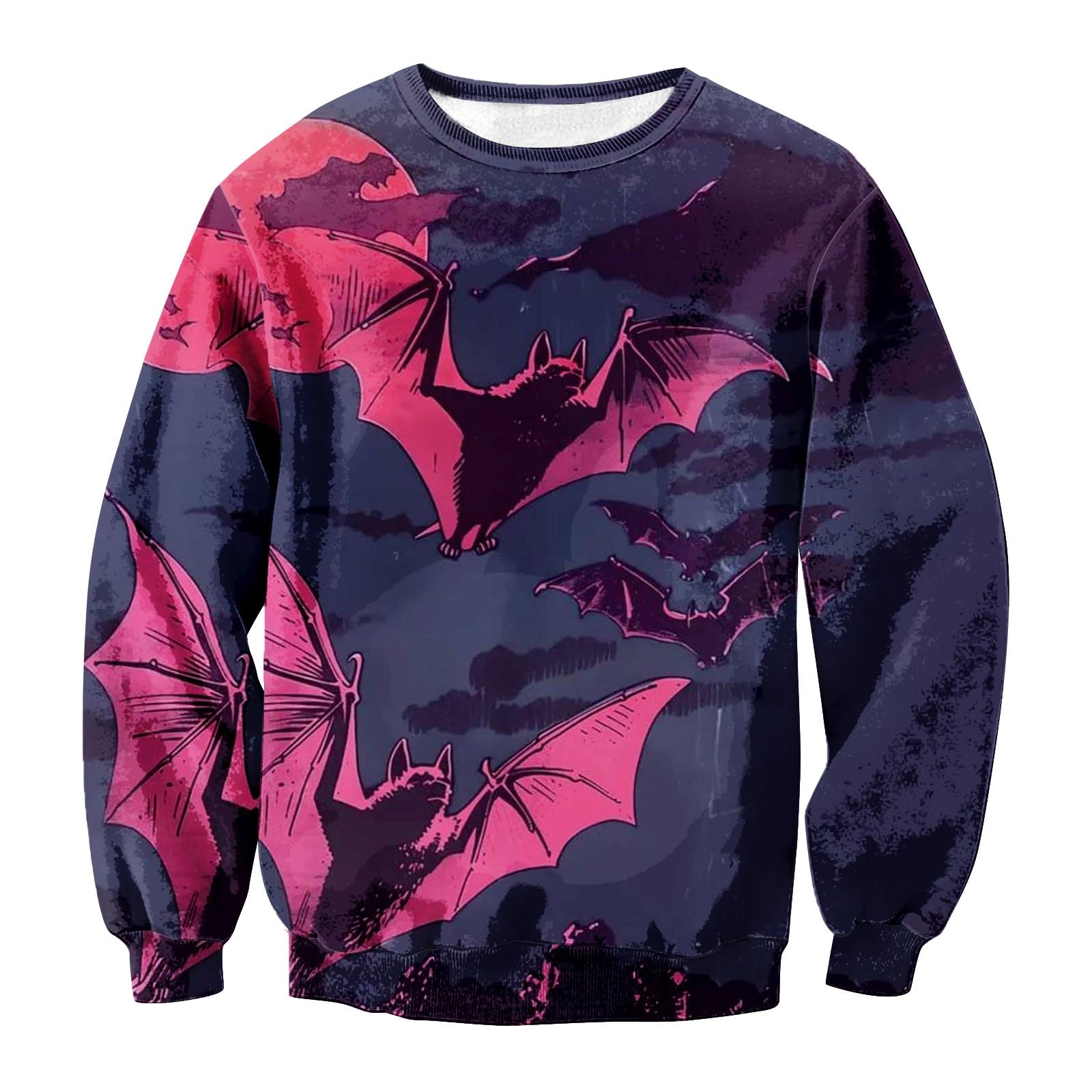 Halloween Hoodie Men Women Mens Casual Funny Fit Loose And Trendy 3D Printed Hooded Long Sweatshirt