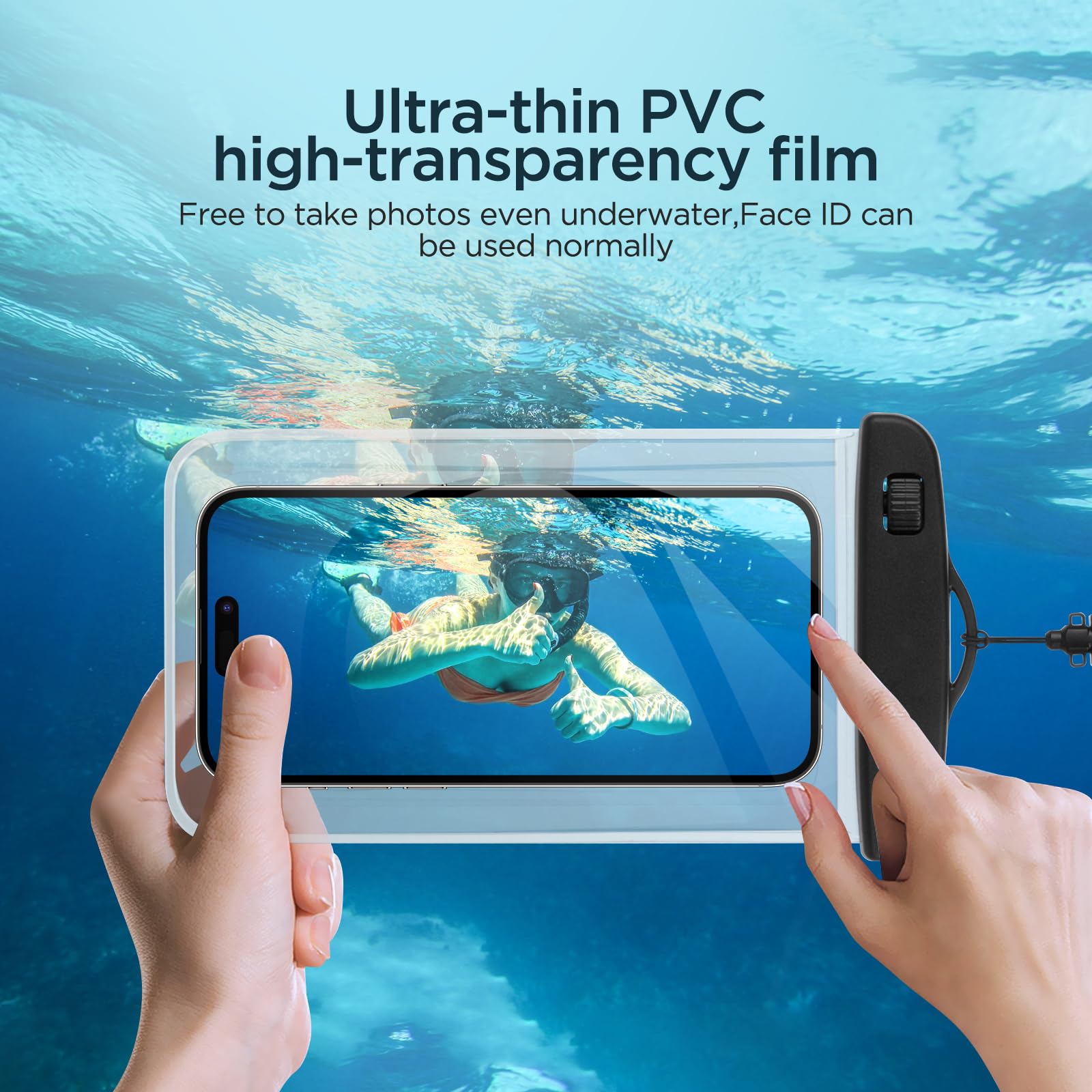 Pochette Étanche IPX8 Pour Smartphone - Compatible IPhone 15-12 & Samsung Galaxy