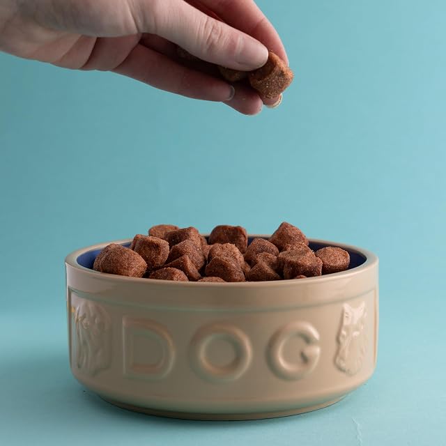 Foto 5 de 7 de Mason Cash Cane and Blue Lettered Stoneware Dog Bowl, 15 cm