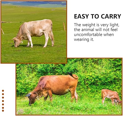 Miniatura 6 de Vaguelly Campanas de cobre para pastar, para animales de granja, campanas de granja, campanas de cabra de larga distancia, 4 unidades, para animales