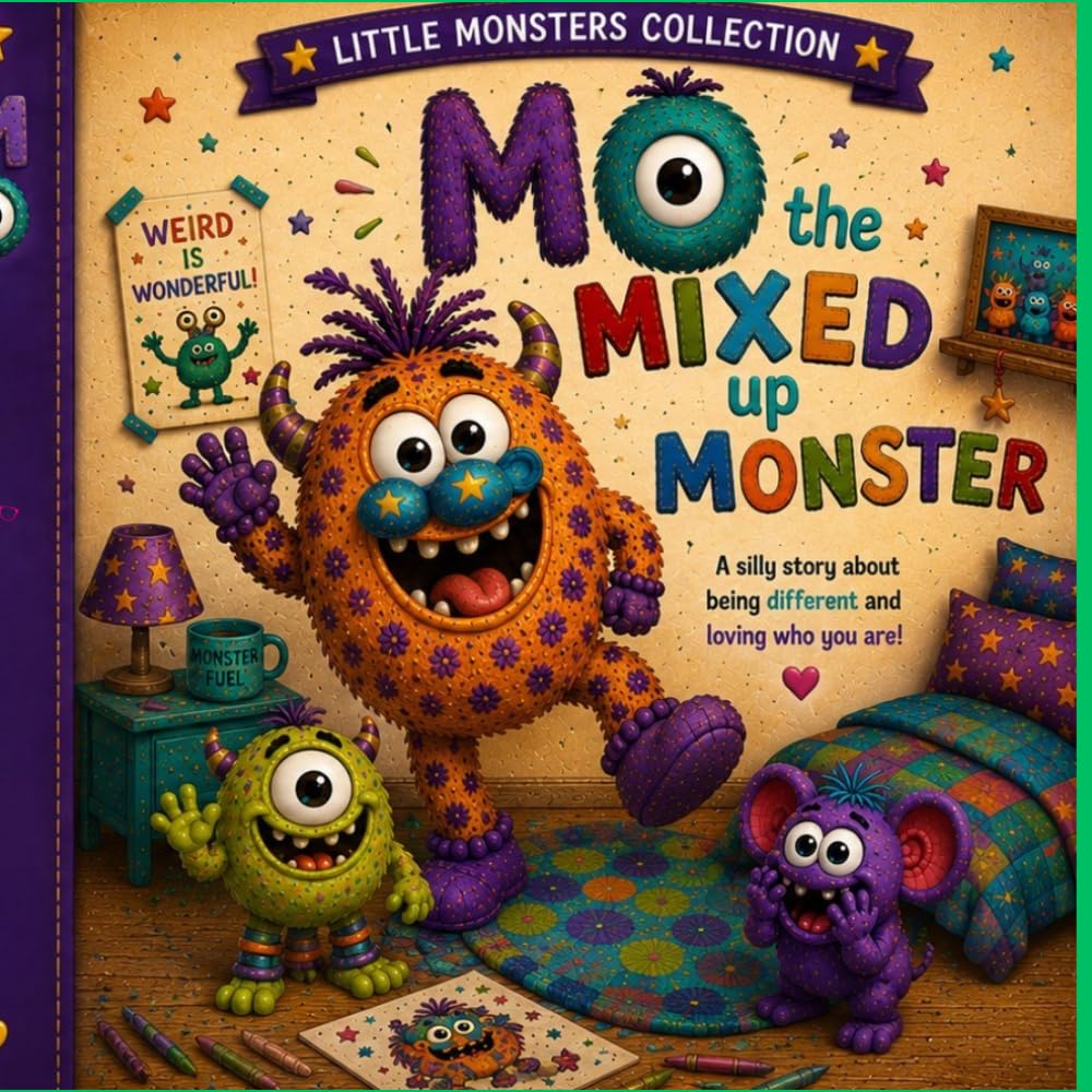 MO the Mixed-Up Monster: Sometimes being different is the best superpower of all! (The Little Monsters Collection)