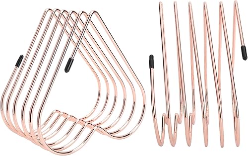 Miniatura 6 de Aramox Desktop File Holder, Iron Magazine Rack with Capacity, Compact Design for Home Office Organization (Pink Gold)