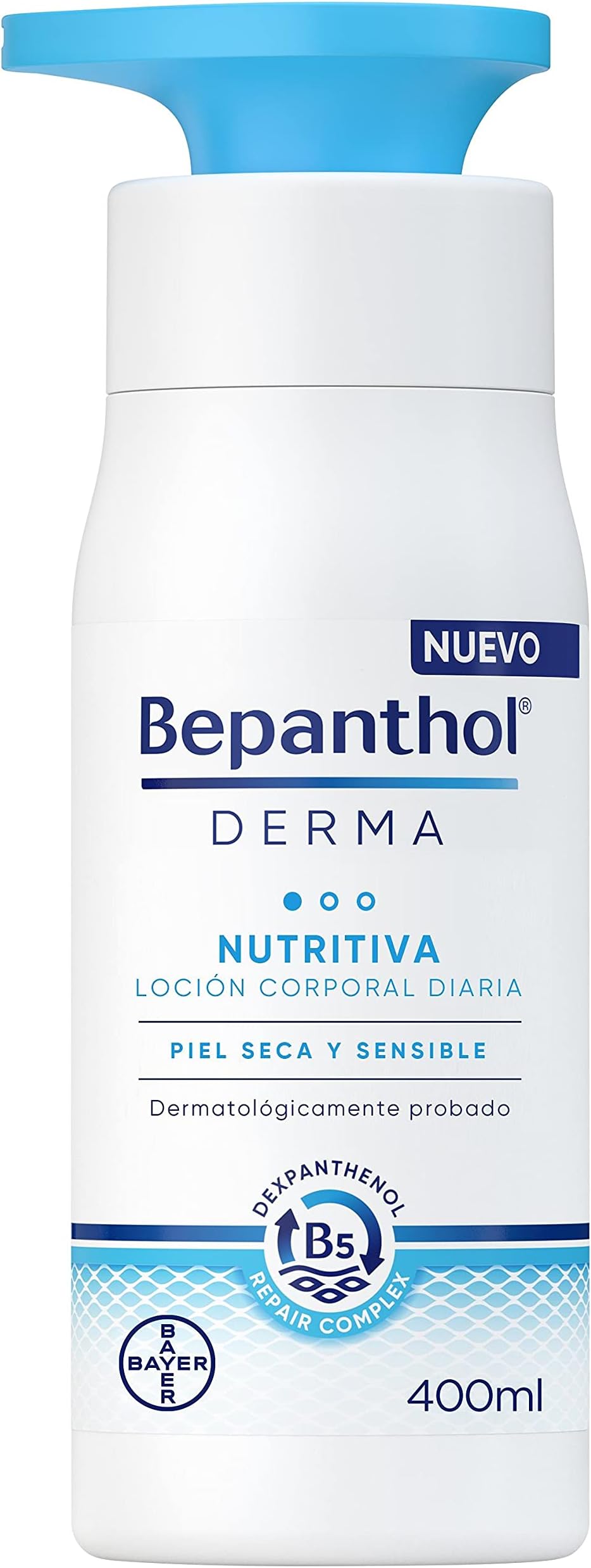 Derma Nutritive Body Lotion, Immediate and Long-Lasting Hydration for Dry and Sensitive Skin, Daily Use, 400 ml